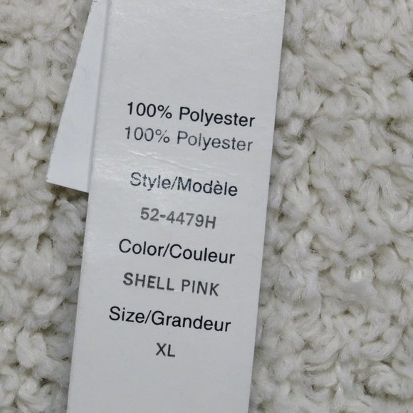 Carlie's Court* Women's Long Sleeve V-Neck Blouse Size XL~ Black‎ & Pink - Picture 5 of 10